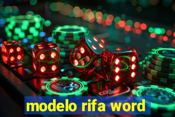 modelo rifa word